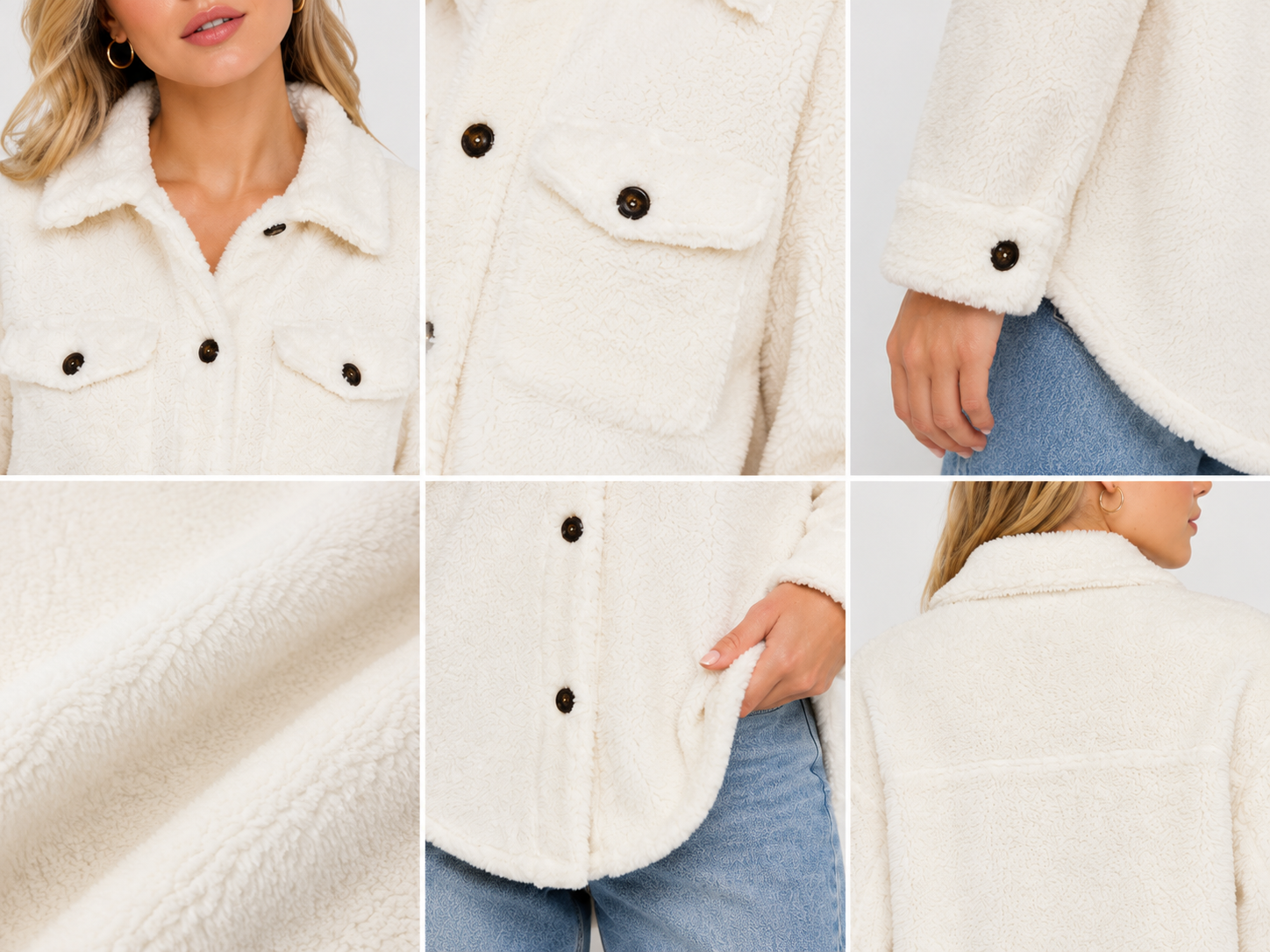 Soft Sherpa Button Jacket (NTJ003)