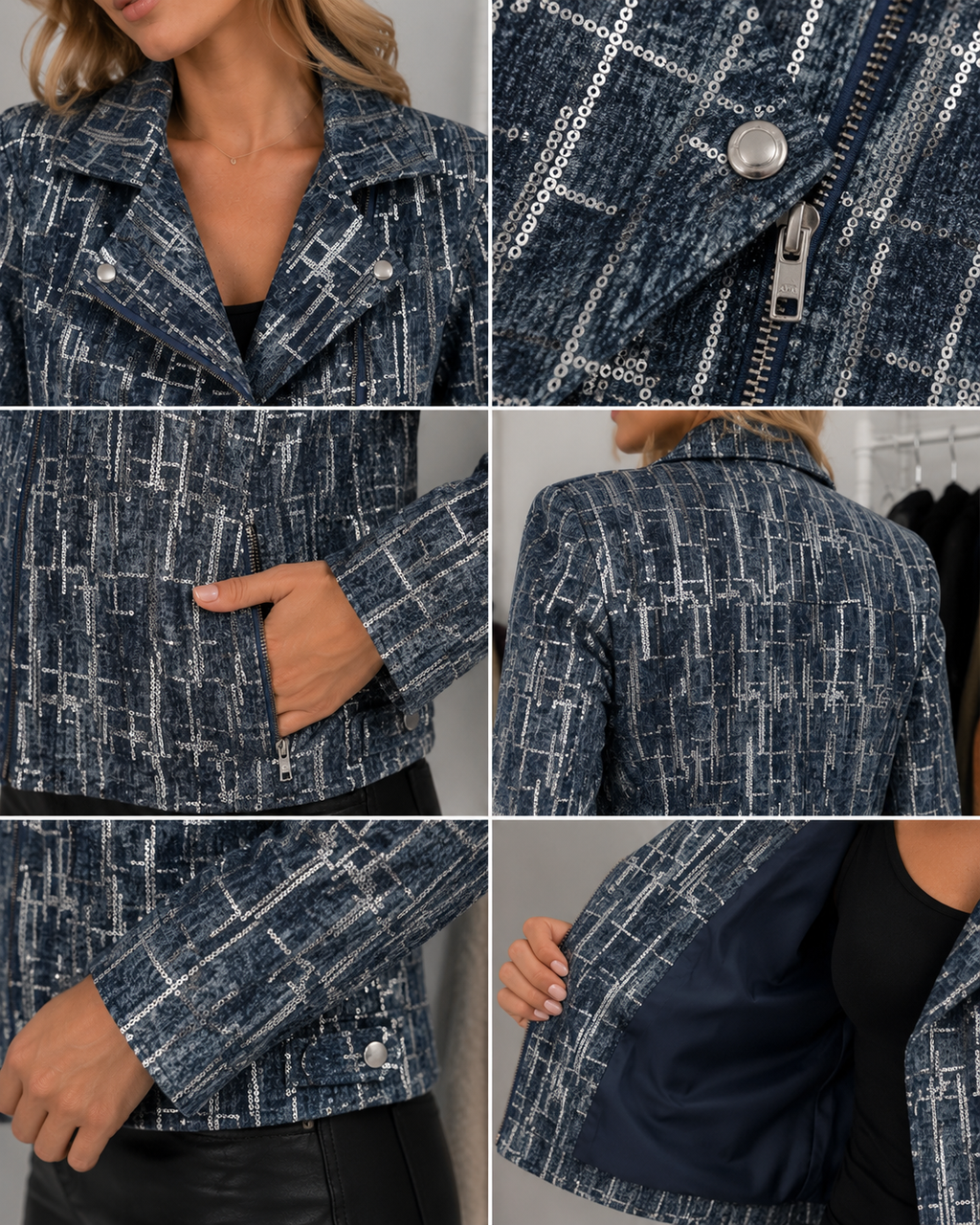 Vintage-inspired moto jacket