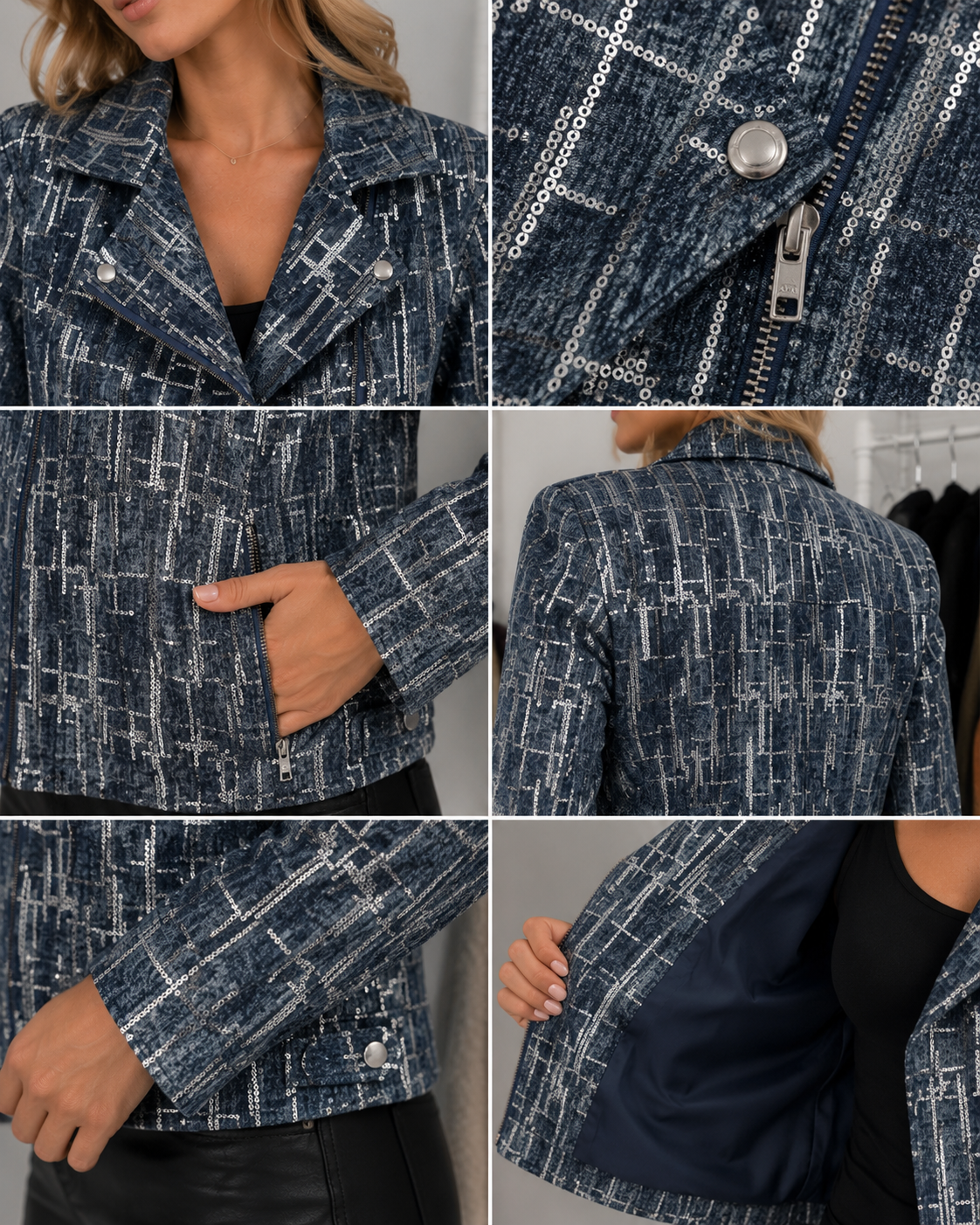 Vintage-inspired moto jacket